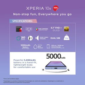 Sony Xperia 10 V 5G (8/128GB) - Mainz Empire Pte Ltd