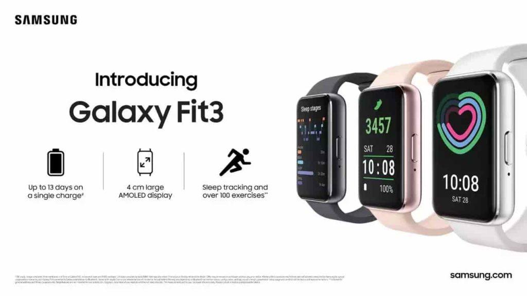 Samsung Galaxy Fit 3 Smart Watch Mainz Empire Pte Ltd