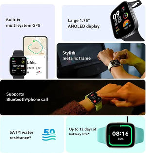Xiaomi Redmi Watch 3 GPS SmartWatch - Mainz Empire Pte Ltd