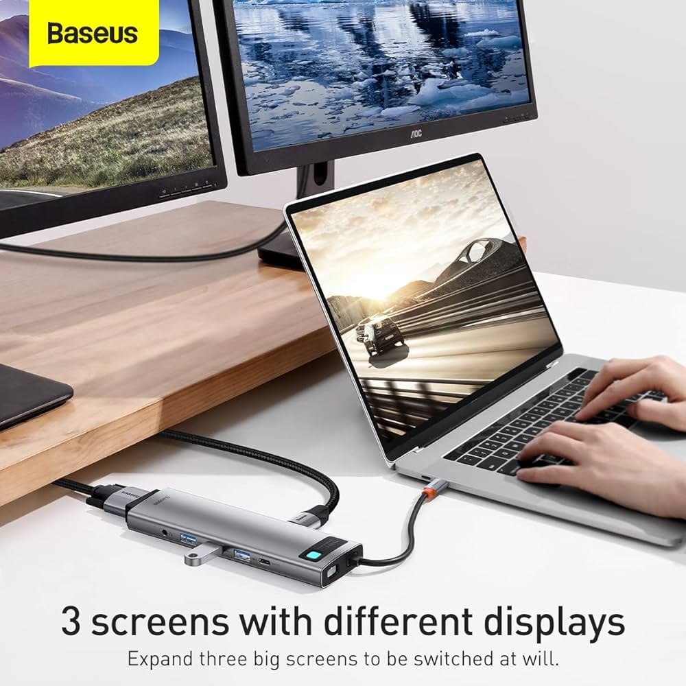 Baseus 11 in 1 Metal Gleam Multifunctional Hub