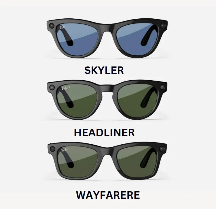 Ray-Ban Meta AI Smart Glasses GEN 2 (Wayfarer/ Skyler/ Headliner)