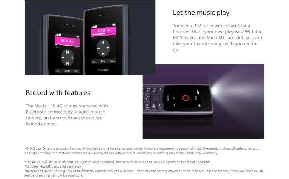 Nokia 110 4G Pro (2023) - Mainz Empire Pte Ltd