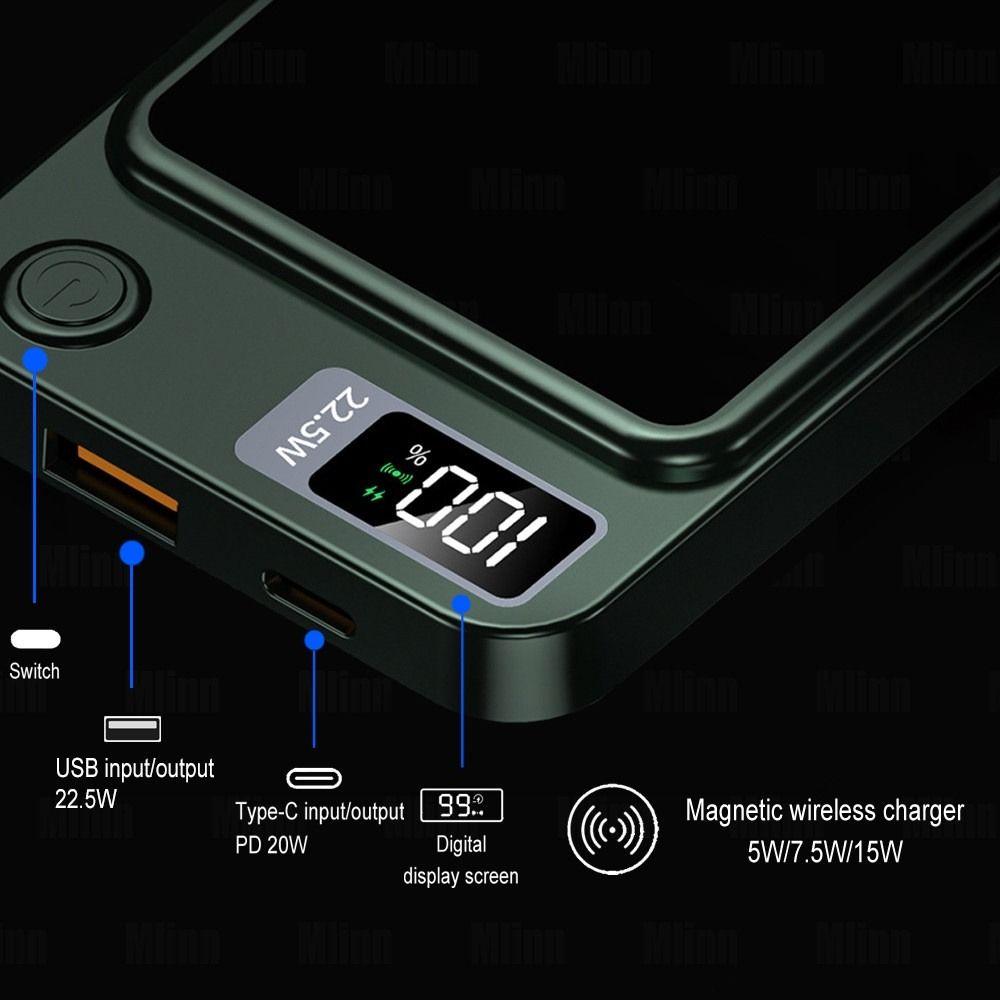 20000mAh Magnetic Wireless Fast Charging Power Bank - Mainz Empire Pte Ltd