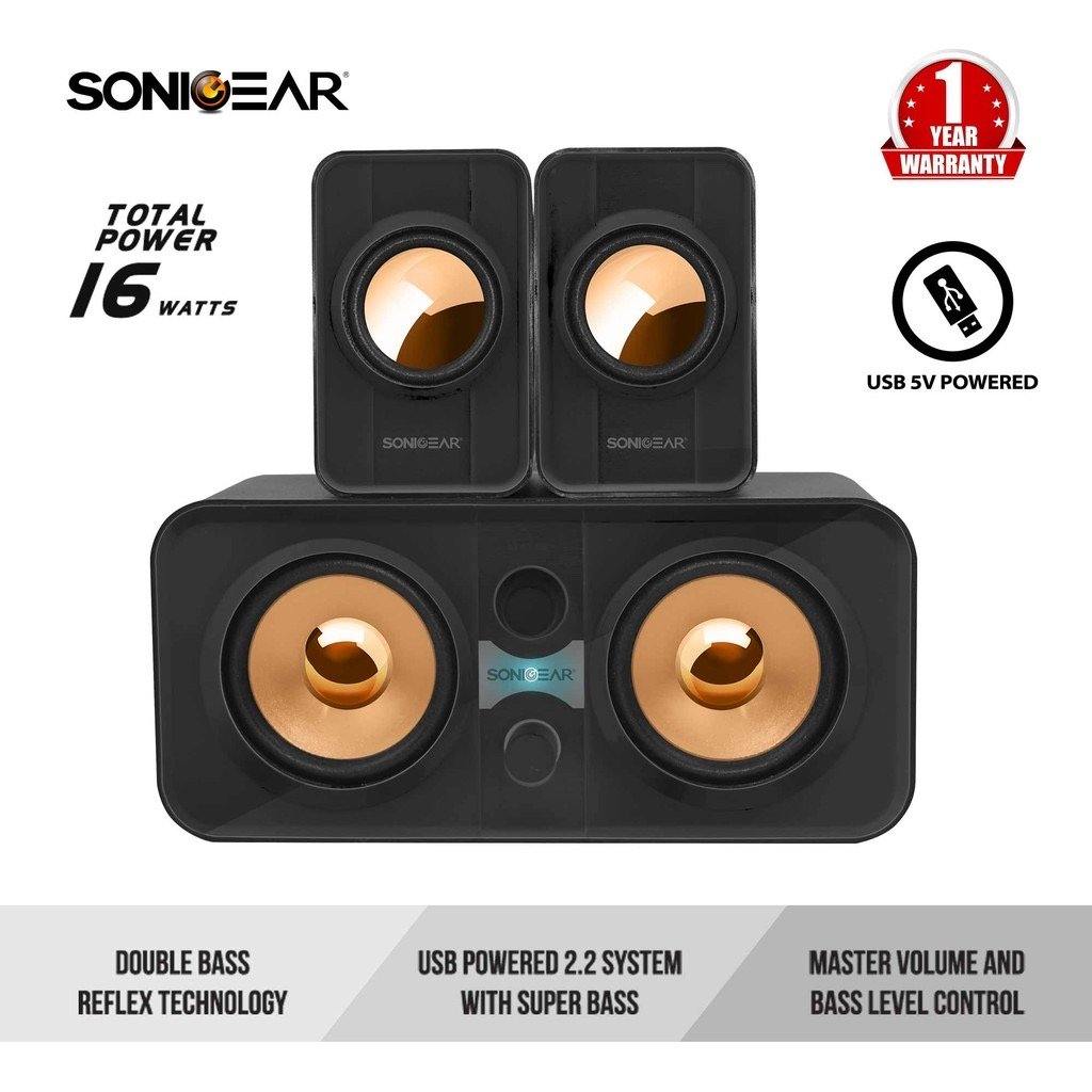 SonicGear Bass Audio USB 2.2 Speaker - Mainz Empire Pte Ltd