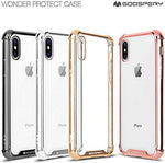 Goospery Wonder Protect Electroplate TPU Bumper Case for iPhone models - Mainz Empire Pte Ltd
