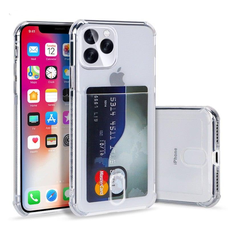 IPhone 13 Pro Max/ 12 Pro Max ShockProof Clear Case With Card Slot - Mainz Empire Pte Ltd