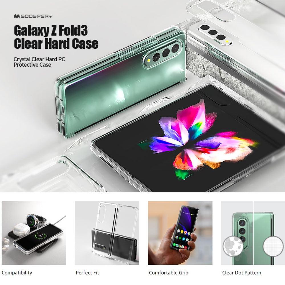 Goospery Samsung Z Fold 3 ShockProof Hybrid Clear Case - Mainz Empire Pte Ltd