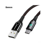 Baseus C-shaped Light Intelligent Auto Off Type C/ Lightning Cable - Mainz Empire Pte Ltd