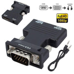 1080P HDMI Female to VGA Male Converter with Audio Output and Cable - Mainz Empire Pte Ltd