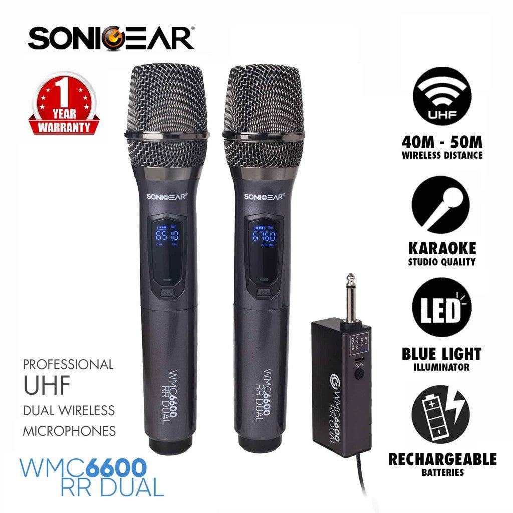 Sonicgear Dual UHF Wireless Microphone - Mainz Empire Pte Ltd