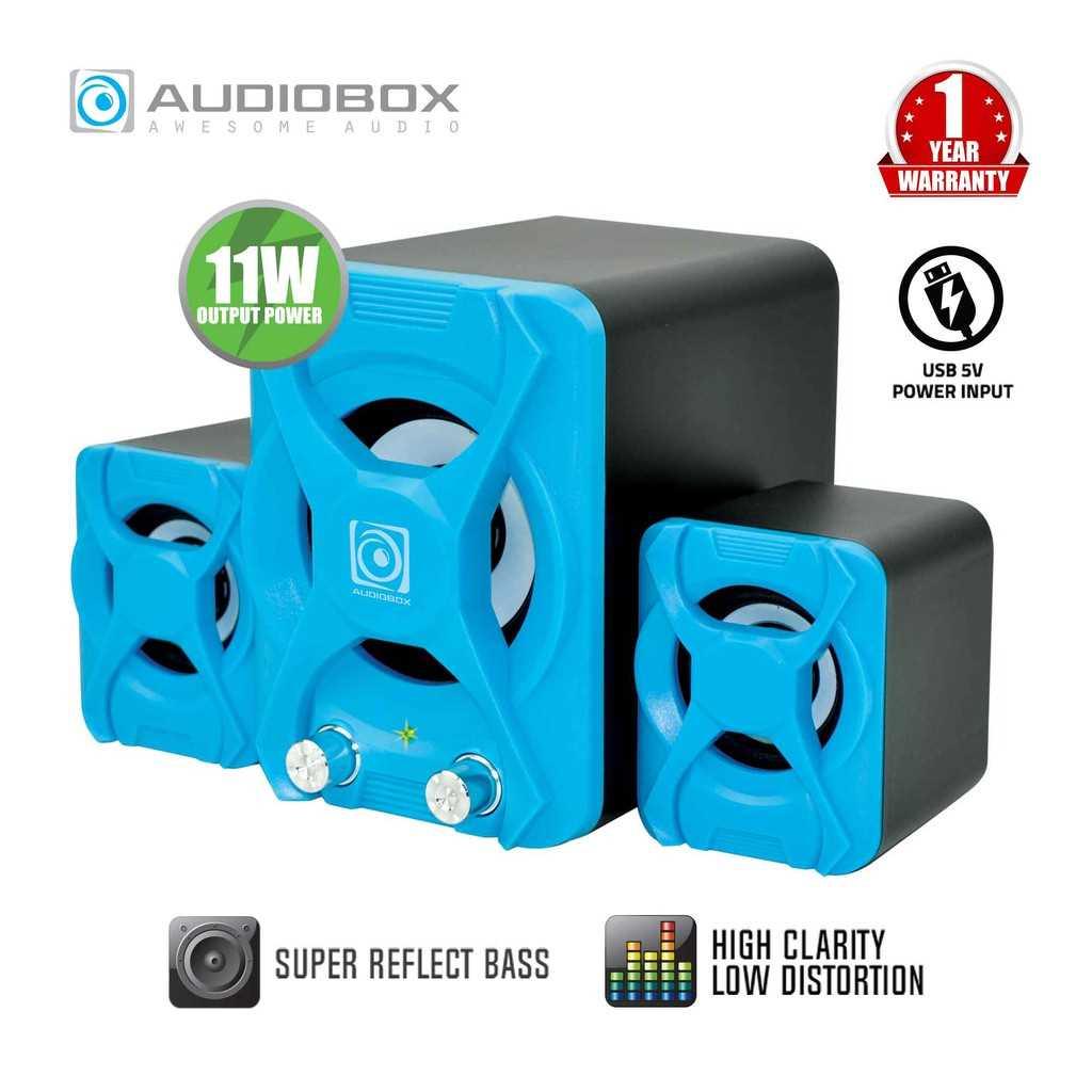 AudioBox U-Blast 2.1 Strong Bass Speakers - Mainz Empire Pte Ltd