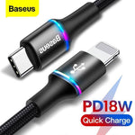 Baseus 18W PD USB Type C to Lightning Fast Charging Cable - Mainz Empire Pte Ltd