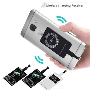 Qi Wireless Charging Receiver Adapter for Type C/Micro USB/LIghtning - Mainz Empire Pte Ltd