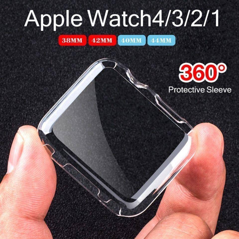 Apple watch 360 full protection clear case for 40/42/44mm all series - Mainz Empire Pte Ltd