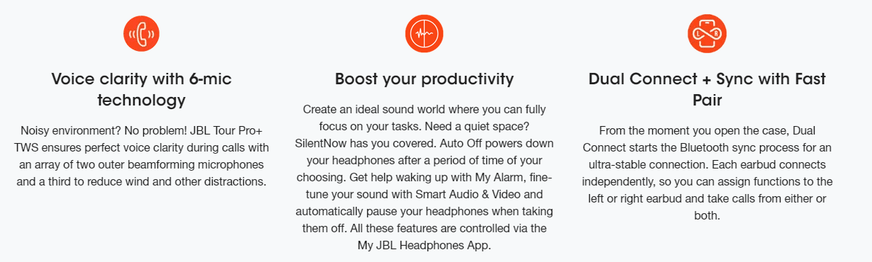 JBL Tour Pro+ Plus TWS Noise-Cancelling In Ear Earphones - Mainz Empire Pte Ltd
