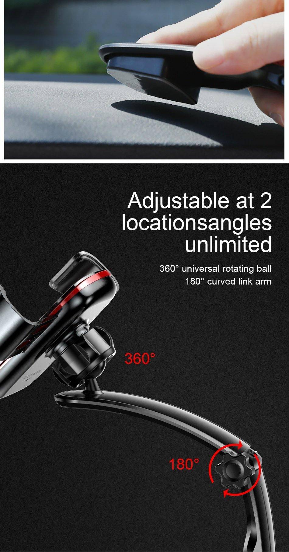Baseus Link Type Metal Gravity Car Holder - Mainz Empire Pte Ltd