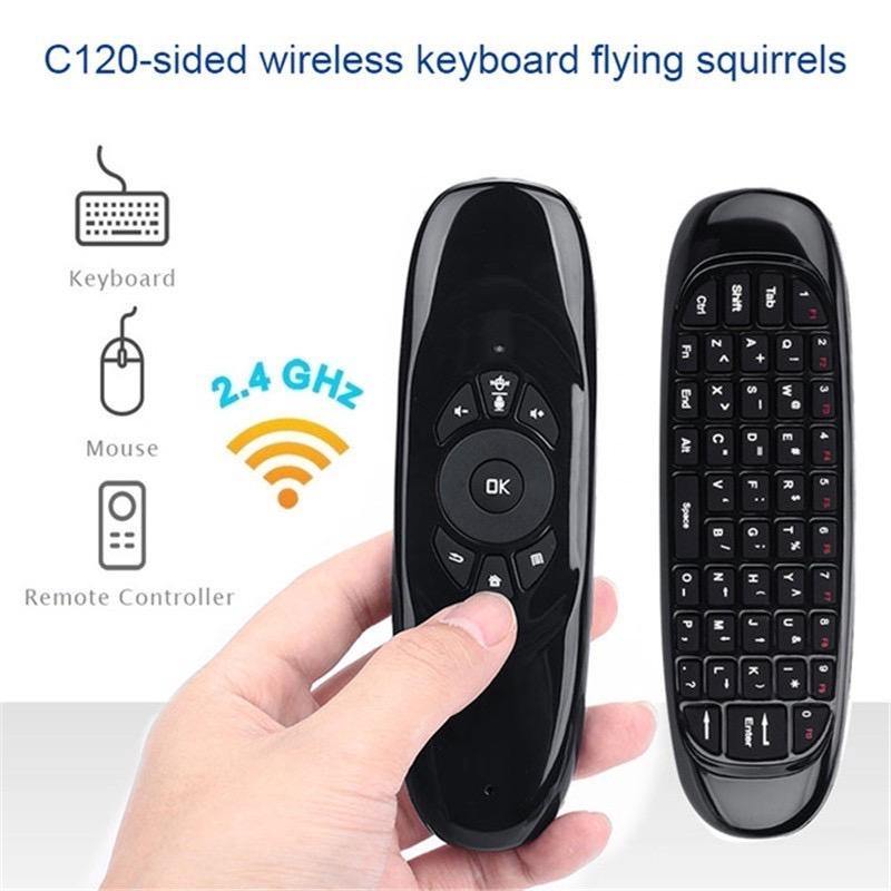 Fly Air Mouse 2.4Ghz Wireless Remote Control Keyboard Gyroscope - Mainz Empire Pte Ltd