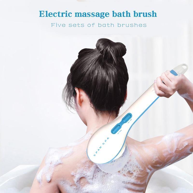 5 in 1 Cleaning Bath Massager Electric Shower Brush - Mainz Empire Pte Ltd