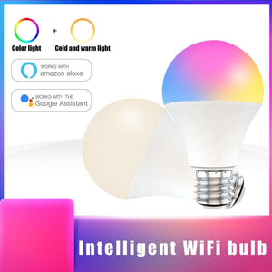 9W Wifi E27 Dimmable RGB Voice Control Smart Bulb - Mainz Empire Pte Ltd