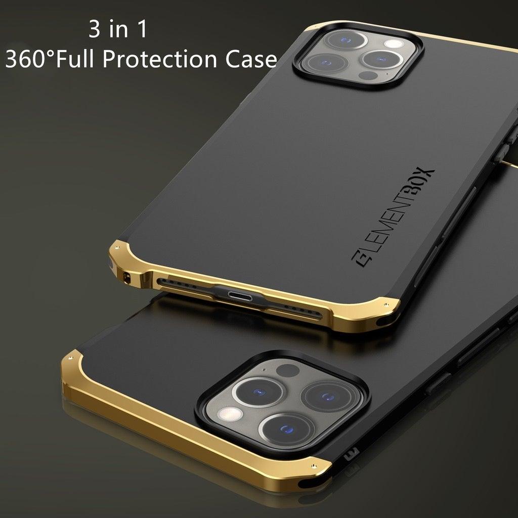 Iphone 12 / 12 Pro Max / 12 Mini Full Protection Element Metal Bumper Case - Mainz Empire Pte Ltd