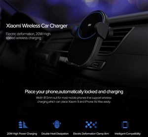 Xiaomi Mi 20W Wireless Car Charger - Mainz Empire Pte Ltd