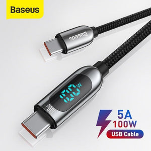 Baseus 100w USB C to USB Type C Cable