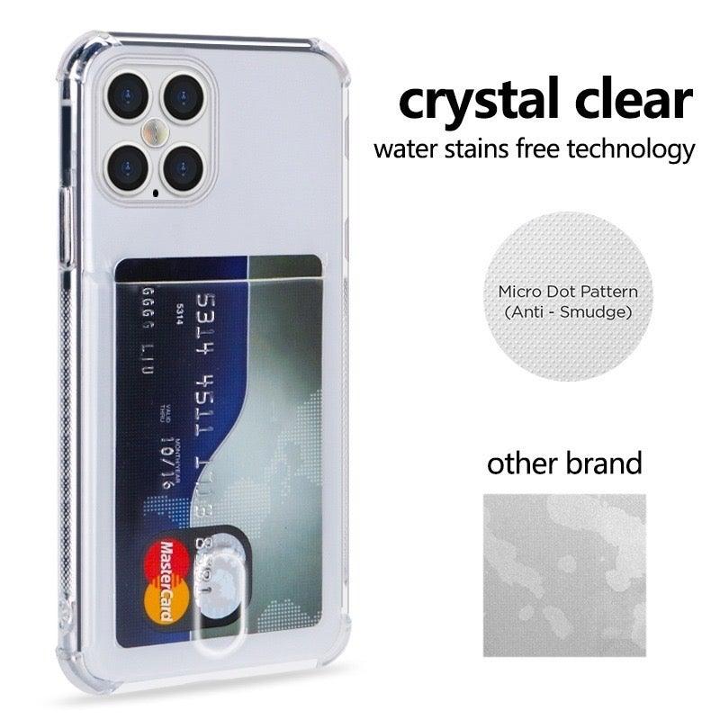 IPhone 13 Pro Max/ 12 Pro Max ShockProof Clear Case With Card Slot - Mainz Empire Pte Ltd