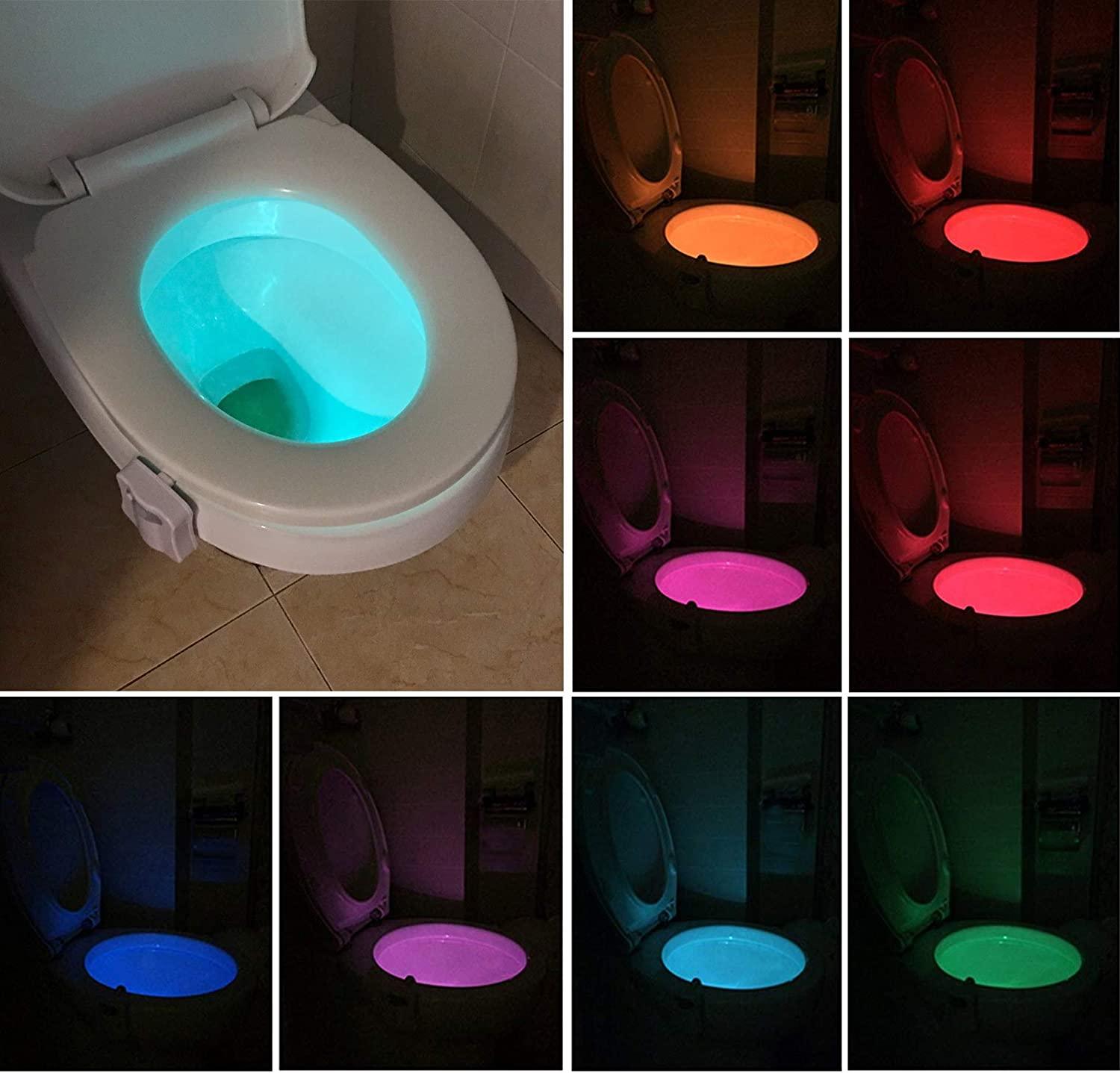 Smart Motion Sensor 8 Color LED Toilet Seat Night - Mainz Empire Pte Ltd