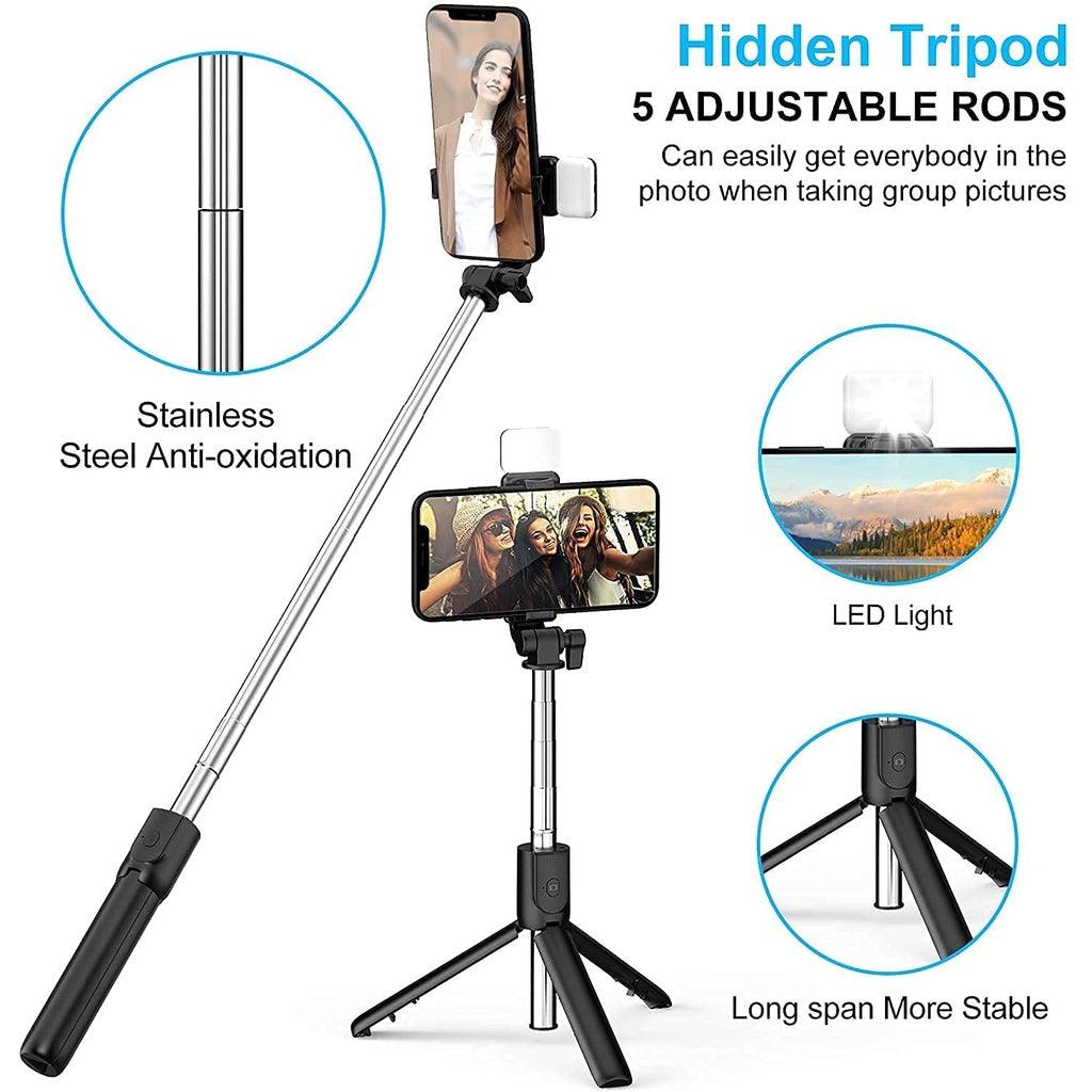 3 in 1 Bluetooth Selfie Stick with Tripod Stand - Mainz Empire Pte Ltd