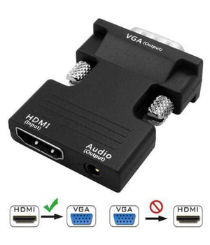1080P HDMI Female to VGA Male Converter with Audio Output and Cable - Mainz Empire Pte Ltd