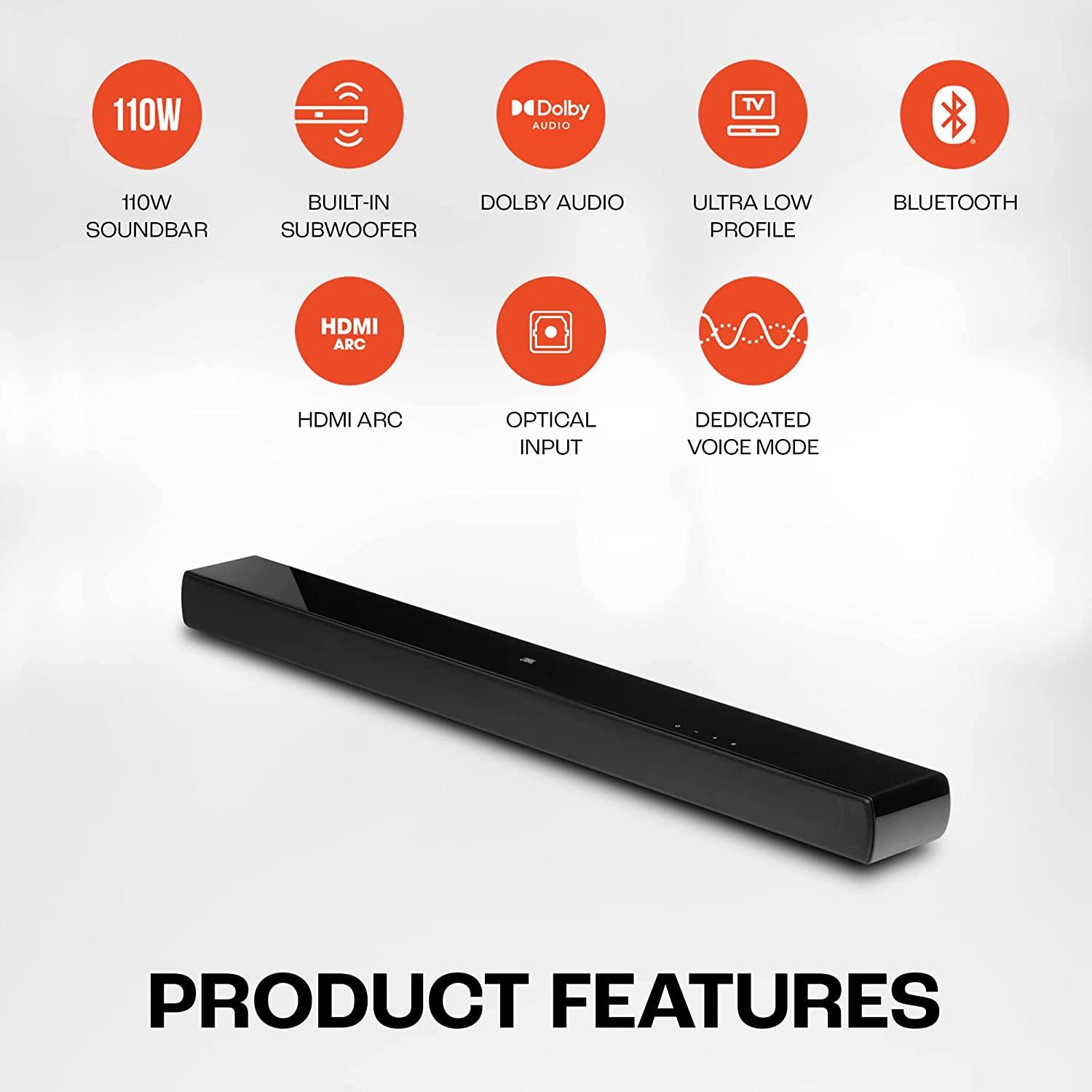 JBL Cinema SB120 2.0 Channel Soundbar - Mainz Empire Pte Ltd