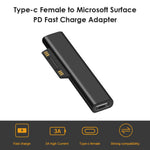 USB C PD Fast Charging Plug Converter for Microsoft Surface Pro/Surface Go/Surface Laptop - Mainz Empire Pte Ltd