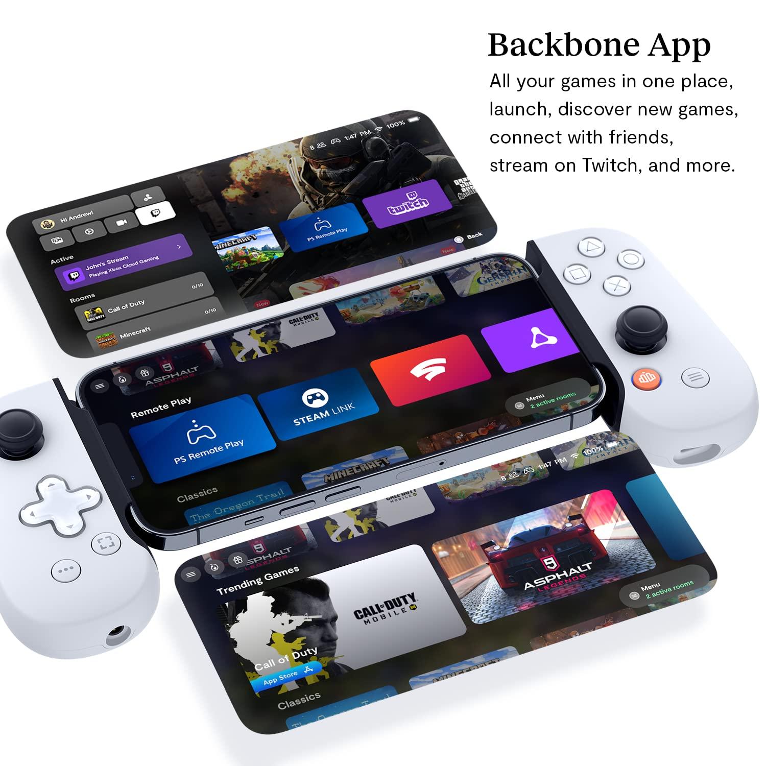 Backbone One Mobile Gaming Controller for iPhone (PlayStation Edition) - Mainz Empire Pte Ltd