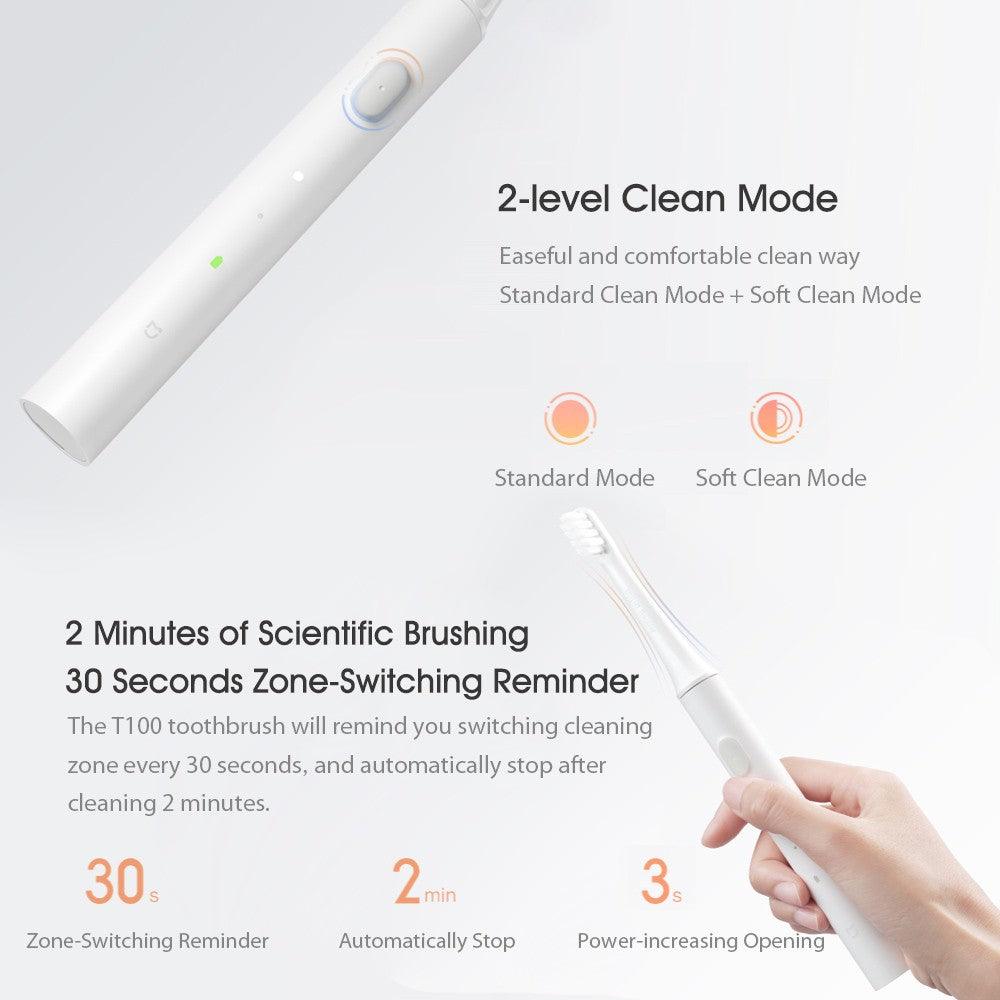 Xiaomi Mijia T100 Dual Mode Electric Rechargeable Toothbrush - Mainz Empire Pte Ltd