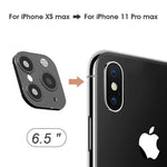 Alloy Camera Lens Protector Converter For iPhone X/XS/ XS MAX To iPhone 11 Pro/11 Pro MAX - Mainz Empire Pte Ltd