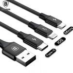 Baseus Rapid 3 in 1 Fast Charging Cable - Mainz Empire Pte Ltd