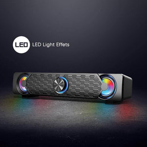 AudioBox AudioBar U250 Powerful Audio Sound Bar With LED Light Effects - Mainz Empire Pte Ltd