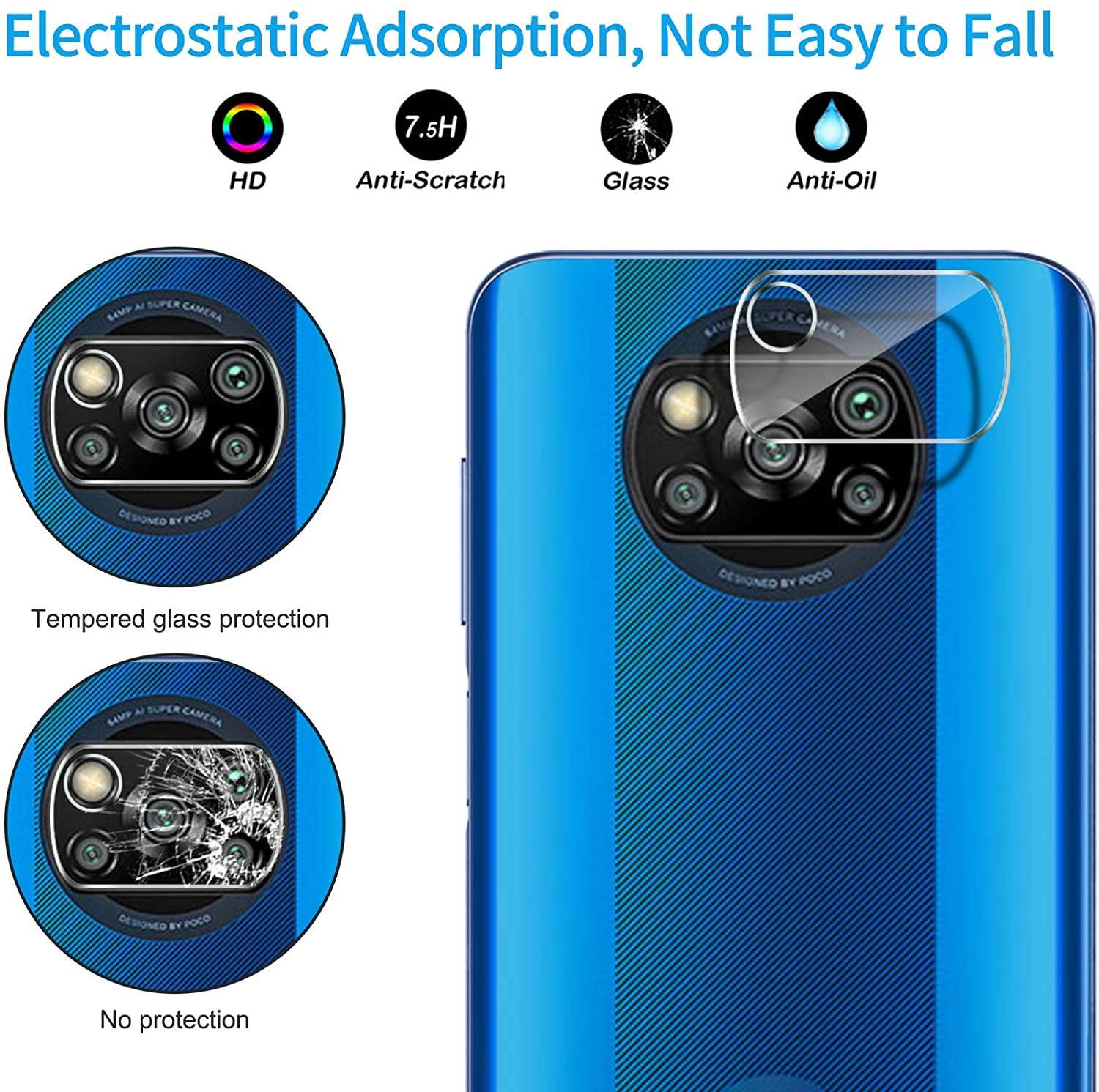 Camera Lens Protector Poco X3 Camera Tempered Glass XiaoMi Poco X3