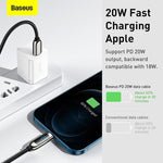 Baseus PD 20W Fast Charging Display USB Type C Lightning Cable - Mainz Empire Pte Ltd