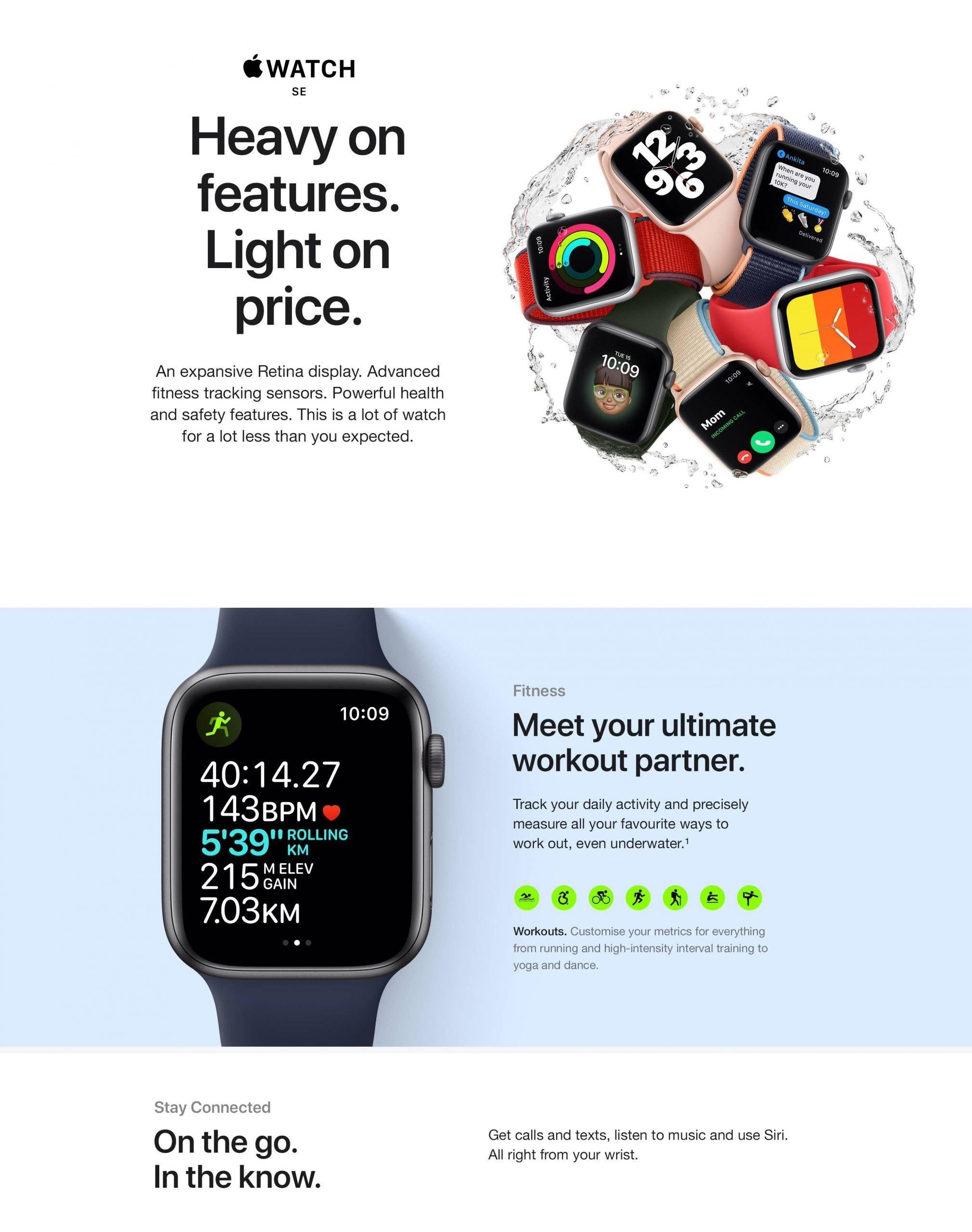 Apple Watch Series SE (GPS + Cellular) - Mainz Empire Pte Ltd