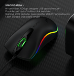 Alcatroz Asic 9 RGB FX Hi-Definition USB Wired Mouse - Mainz Empire Pte Ltd