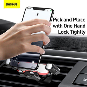 Baseus Lateral Car Air Vent Mount Phone Holder - Mainz Empire Pte Ltd