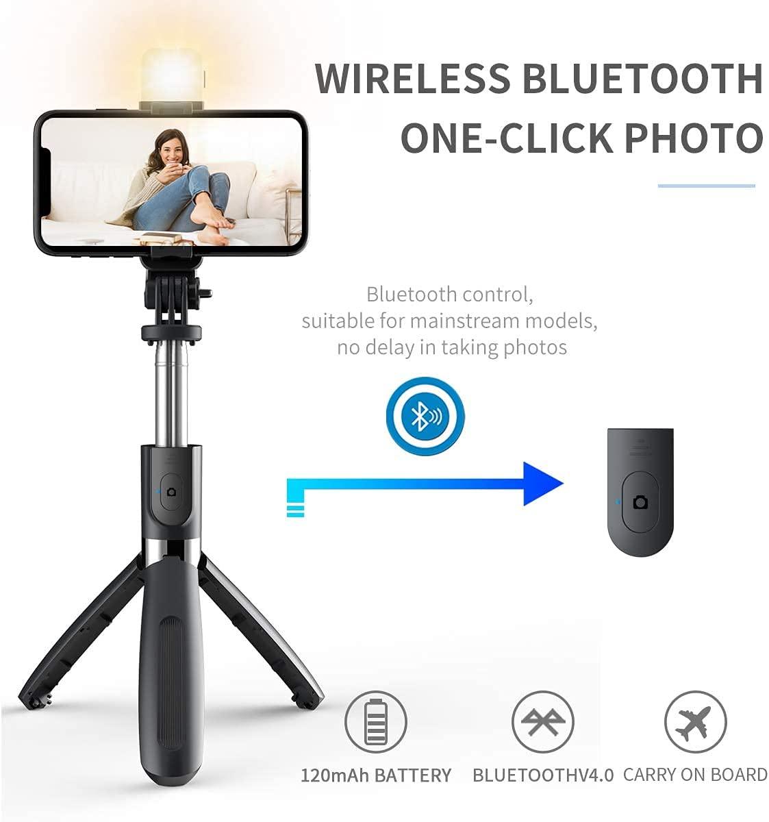 3 in 1 Bluetooth Selfie Stick with Tripod Stand - Mainz Empire Pte Ltd