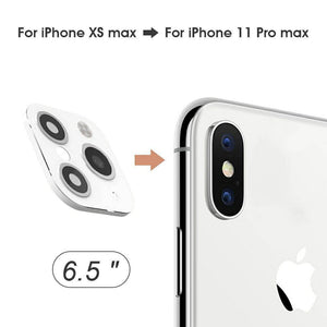 Alloy Camera Lens Protector Converter For iPhone X/XS/ XS MAX To iPhone 11 Pro/11 Pro MAX - Mainz Empire Pte Ltd