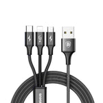 Baseus Rapid 3 in 1 Fast Charging Cable - Mainz Empire Pte Ltd