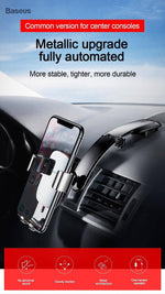 Baseus Link Type Metal Gravity Car Holder - Mainz Empire Pte Ltd