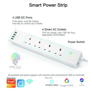 Tuya Wifi Smart Extension Plug - Mainz Empire Pte Ltd