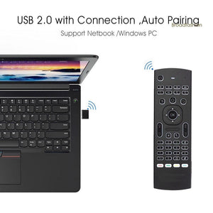WX_MX3 Pro 2.4G Wireless Remote Control Air Mouse Keyboard (With Intelligent Voice Feature) - Mainz Empire Pte Ltd
