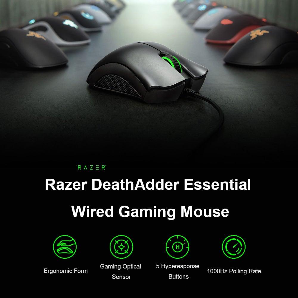 Razer Deathadder Essential Wired Gaming Mouse - Mainz Empire Pte Ltd