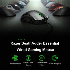 Razer Deathadder Essential Wired Gaming Mouse - Mainz Empire Pte Ltd